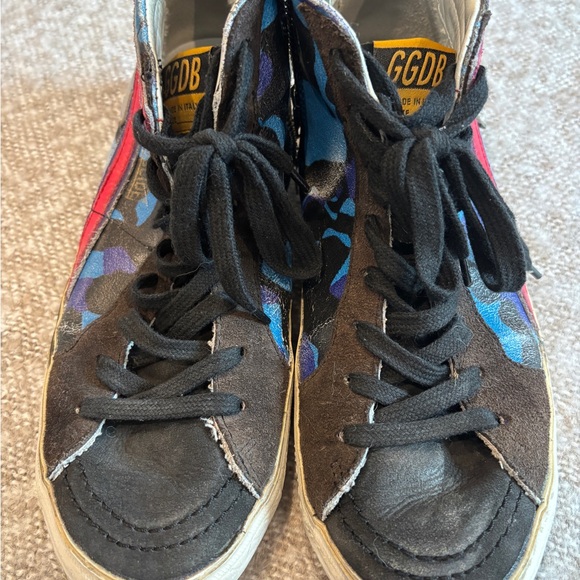 Golden Goose High-Top Sneakers. Men’s 7.5 Women’s 9 - Picture 3 of 7